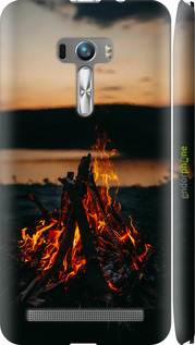 3D пластиковый матовый чехол Огонь для Asus ZenFone Selfie ZD551KL - 6021m-116 изображение 