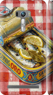 3D пластиковый матовый чехол 'Vintage Sardine Tin Phone' для Asus ZenFone Selfie ZD551KL изображение 4