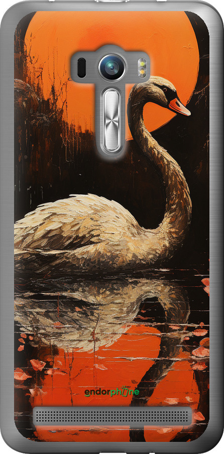 2D пластиковый чехол Лебедь для Asus ZenFone Selfie ZD551KL - 5964t-116 изображение 