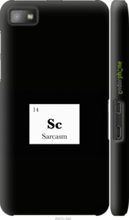 3D пластиковый глянцевый чехол Сарказм для Blackberry Z10 - 4501c-392 изображение 