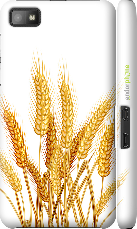 3D пластиковый глянцевый чехол Колоски пшеници для Blackberry Z10 - 5866c-392 изображение 