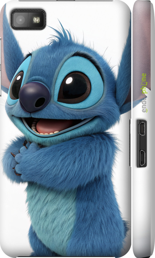 3D пластиковый глянцевый чехол Стич 1 для Blackberry Z10 - 6686c-392 изображение 