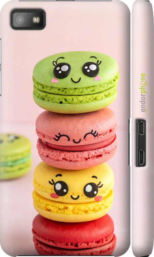 3D пластиковый глянцевый чехол Печенье для Blackberry Z10 - 6693c-392 изображение 