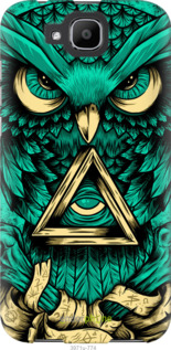 Силиконовый чехол Сова Арт-тату для Doogee X9 mini - 3971u-774 изображение 