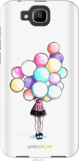 Силиконовый чехол Шарики для Doogee X9 mini - 4387u-774 изображение 