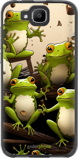 Силиконовый чехол Жабки для Doogee X9 mini - 5656u-774 изображение 