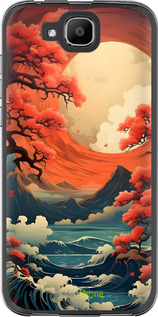 Силиконовый чехол Природа японии для Doogee X9 mini - 6327u-774 изображение 