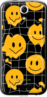 Силиконовый чехол Смайлы v3 для Doogee Y100X - 5623u-1109 изображение 