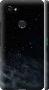 3D пластиковий матовий чехол Нічне небо для Google PixeL 2 XL - 6451m-1643 изображение 