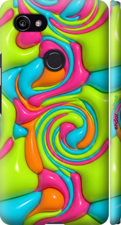 3D пластиковый матовый чехол 'Y2K Jelly Dream' для Google PixeL 2 XL изображение 5