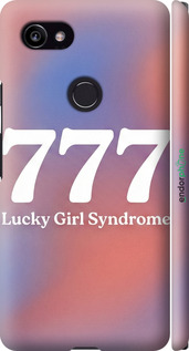 3D пластиковый матовый чехол 'Aesthetic Aura Gradient 777 Lucky Energy' для Google PixeL 2 XL изображение 11