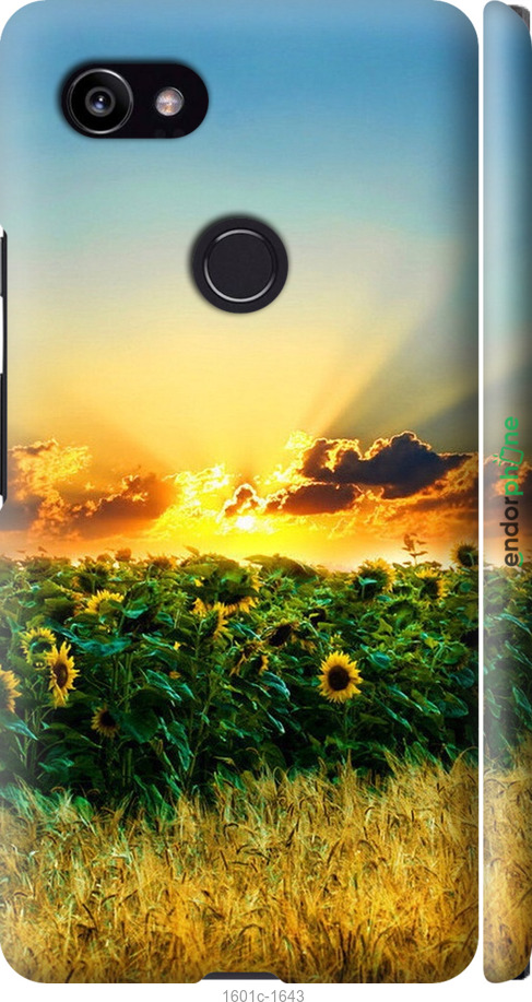 

3D пластиковий матовий чохол "Україна" для Google PixeL 2 XL