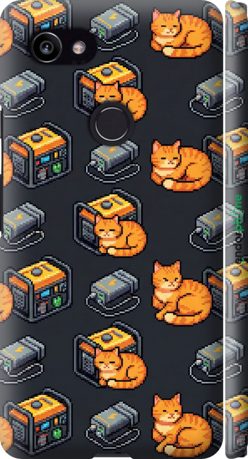 3D пластиковый матовый чехол Autonomous Zone для Google PixeL 2 XL - 6771m-1643 изображение 