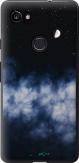 2D пластиковий чехол Нічне небо для Google PixeL 2 XL - 6450t-1643 изображение 