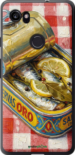 2D пластиковый чехол Vintage Sardine Tin Phone для Google PixeL 2 XL - 6772t-1643 изображение 
