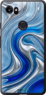 2D пластиковий чехол Liquid Chrome для Google PixeL 2 XL - 6781t-1643 изображение 