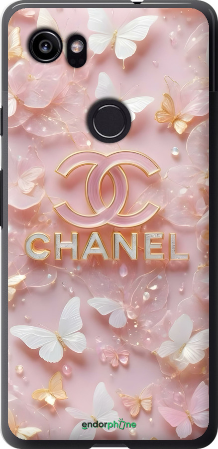 2D пластиковий чехол Шанель для Google PixeL 2 XL - 6366t-1643 изображение 