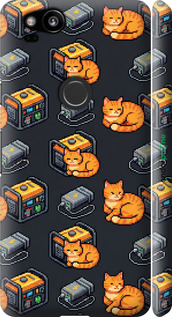 3D пластиковый матовый чехол Autonomous Zone для Google Pixel 2 - 6771m-1075 изображение 