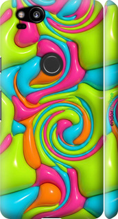 3D пластиковый матовый чехол Y2K Jelly Dream для Google Pixel 2 - 6780m-1075 изображение 