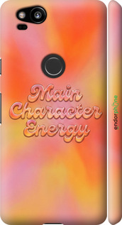 3D пластиковый матовый чехол Aura Gradient Main Character Energy Aesthetic Y2K для Google Pixel 2 - 6783m-1075 изображение 