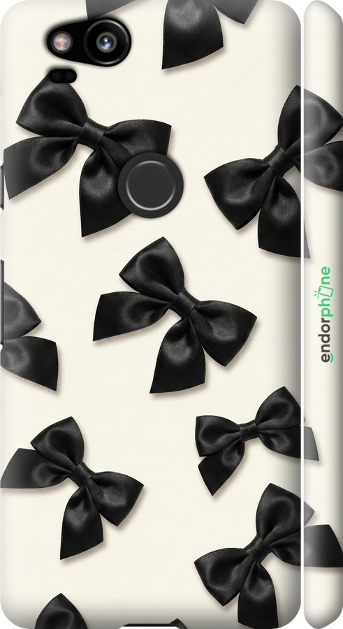 3D пластиковый матовый чехол Dark Coquette для Google Pixel 2 - 6765m-1075 изображение 