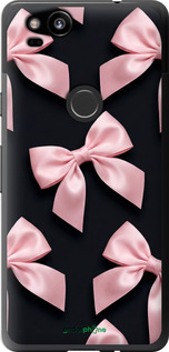 2D пластиковый чехол Coquette Ribbons Dark Coquette для Google Pixel 2 - 6767t-1075 изображение 