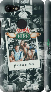 3D пластиковий матовий чехол Друзі для Google Pixel 3 XL - 6276m-1523 изображение 