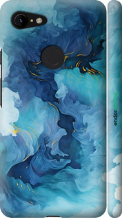 3D пластиковий матовий чехол Акварель для Google Pixel 3 XL - 6320m-1523 изображение 