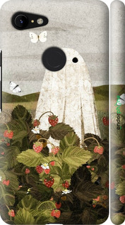 3D пластиковий матовий чехол Полуничні поля та привиди для Google Pixel 3 XL - 6426m-1523 изображение 