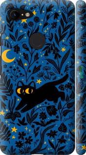 3D пластиковий матовий чехол Літня ніч для Google Pixel 3 XL - 6472m-1523 изображение 