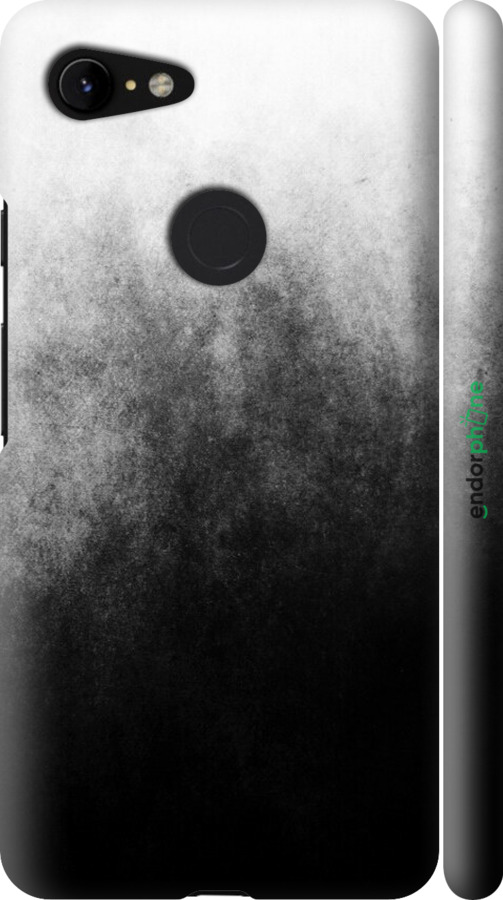 3D пластиковый матовый чехол Абстрактная композиция в серых тонах для Google Pixel 3 XL - 6477m-1523 изображение 
