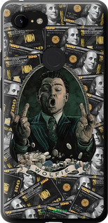 2D пластиковий чехол Волк с валл стрит для Google Pixel 3 XL - 6287t-1523 изображение 