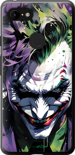 2D пластиковий чехол Джокер для Google Pixel 3 XL - 6289t-1523 изображение 