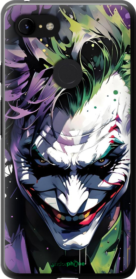 2D пластиковий чехол Джокер для Google Pixel 3 XL - 6289t-1523 изображение 