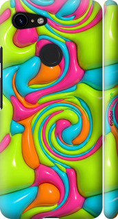 3D пластиковый матовый чехол Y2K Jelly Dream для Google Pixel 3 - 6780m-1528 изображение 