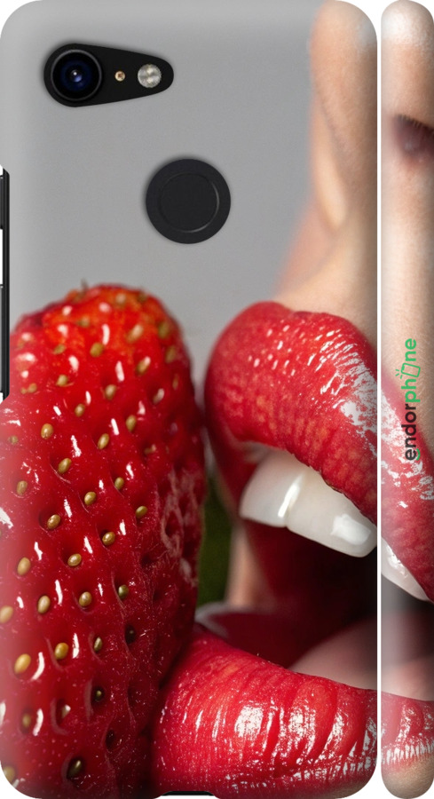 3D пластиковий матовий чехол Насолода для Google Pixel 3 - 6701m-1528 изображение 