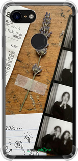 Силикон с усиленными углами чехол Aesthetic Scrapbook Collage для Google Pixel 3 - 6773sp-1528 изображение 