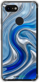 Силикон с усиленными углами чехол 'Liquid Chrome' для Google Pixel 3 изображение 3