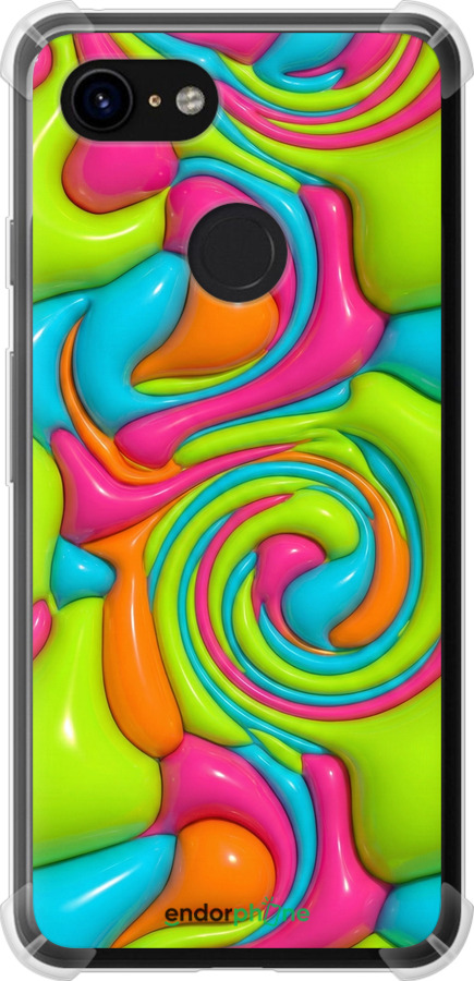Силикон с усиленными углами чехол Y2K Jelly Dream для Google Pixel 3 - 6780sp-1528 изображение 