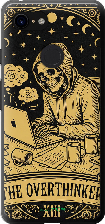 Силиконовый чехол The Overthinker для Google Pixel 3 - 6774u-1528 изображение 