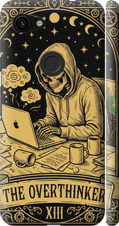 3D пластиковий матовий чехол The Overthinker для Google Pixel 3a XL - 6774m-1713 изображение 