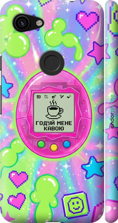 3D пластиковий матовий чехол Y2K Aesthetic Retro Pet: Годуй мене кавою для Google Pixel 3a XL - 6784m-1713 изображение 