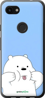 2D пластиковий чехол Милий ведмедик для Google Pixel 3a XL - 6357t-1713 изображение 