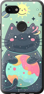 Силиконовый чехол Милый котик для Google Pixel 3a XL - 6364u-1713 изображение 