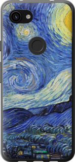 Силиконовый чехол «Звездная ночь» Винсента Ван Гога для Google Pixel 3a XL - 6433u-1713 изображение 
