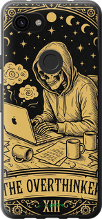 2D пластиковый чехол 'The Overthinker' для Google Pixel 3a XL изображение 2