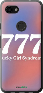 2D пластиковый чехол 'Aesthetic Aura Gradient 777 Lucky Energy' для Google Pixel 3a XL изображение 6