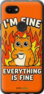 2D пластиковый чехол 'Funny Cat' для Google Pixel 3a XL изображение 10