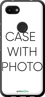 black TPU case case 'Photo case' for Google Pixel 3a image 1