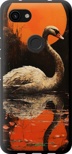 TPU чехол Лебедь для Google Pixel 3a - 5964b-1700 изображение 